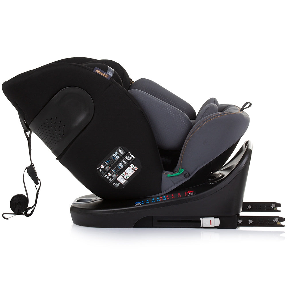 Scaun auto Chipolino Motion I-Size 40-150 cm obsidian cu sistem Isofix - gogobaby.ro