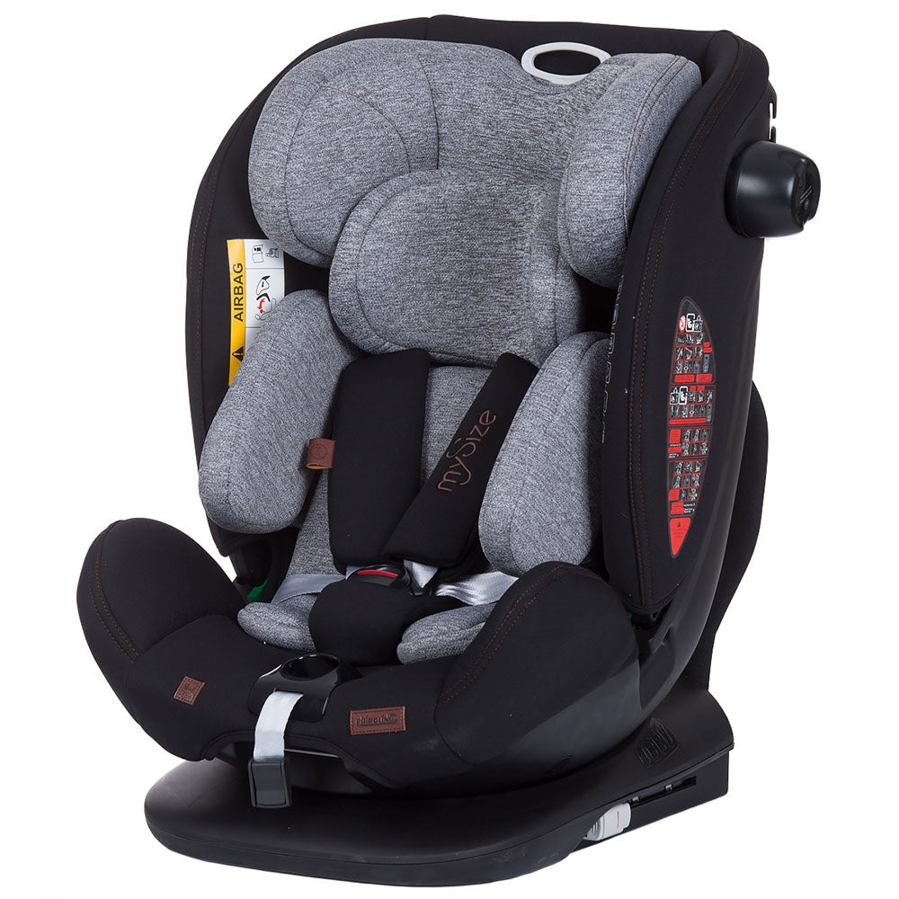 Scaun auto Chipolino My Size 0-36 kg I-Size 40-150 cm platinum cu sistem Isofix - gogobaby.ro