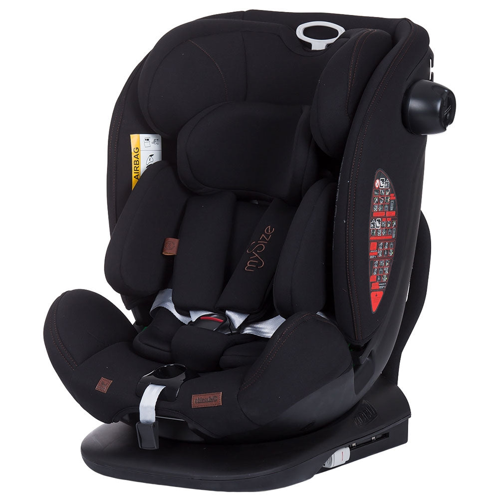 Scaun auto Chipolino My Size 0-36 kg I-Size 40-150 cm raven cu sistem Isofix - gogobaby.ro