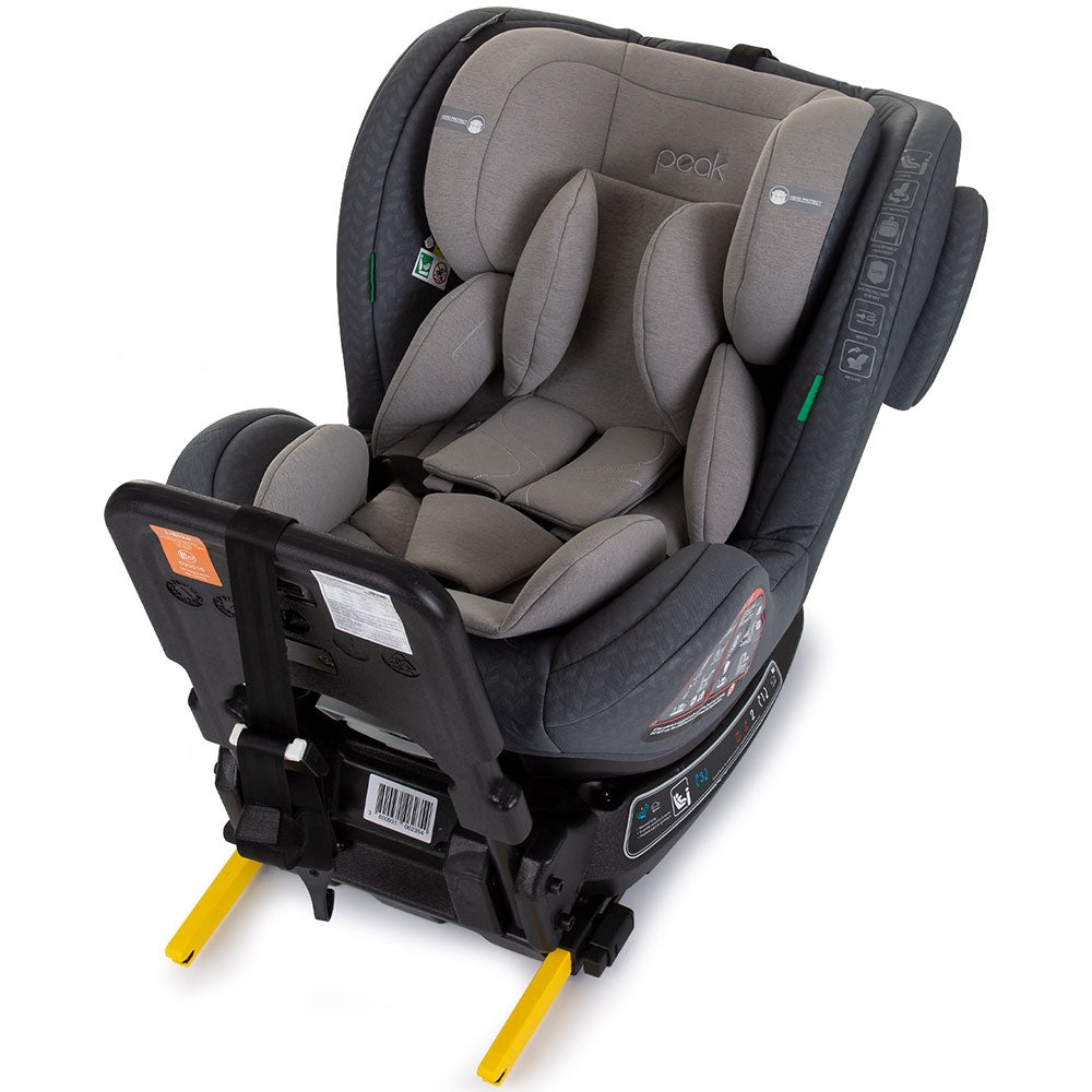Scaun auto Chipolino Peak I-Size 40-150 cm granite cu sistem Isofix - gogobaby.ro