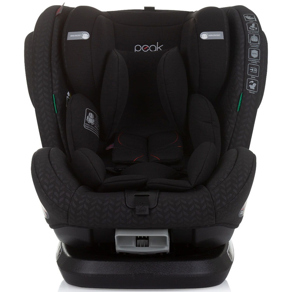 Scaun auto Chipolino Peak I-Size 40-150 cm obsidian cu sistem Isofix - gogobaby.ro
