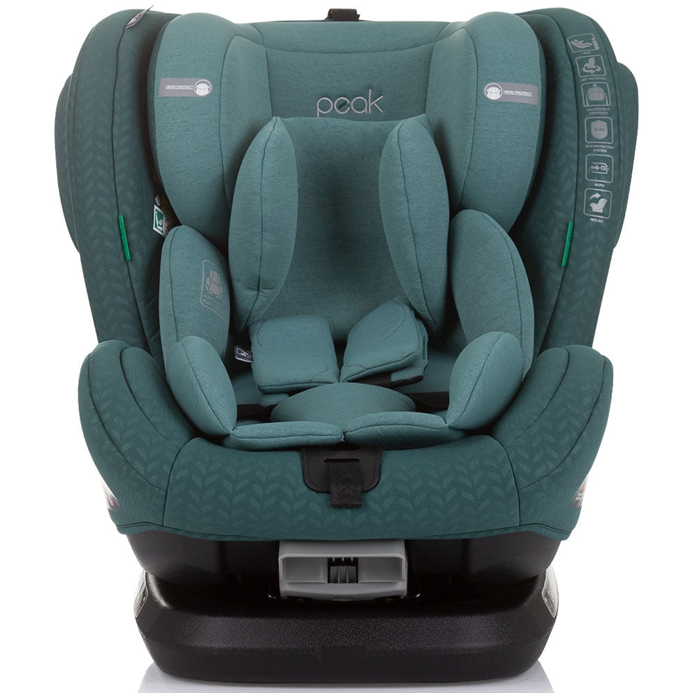 Scaun auto Chipolino Peak I-Size 40-150 cm pastel green cu sistem Isofix - gogobaby.ro