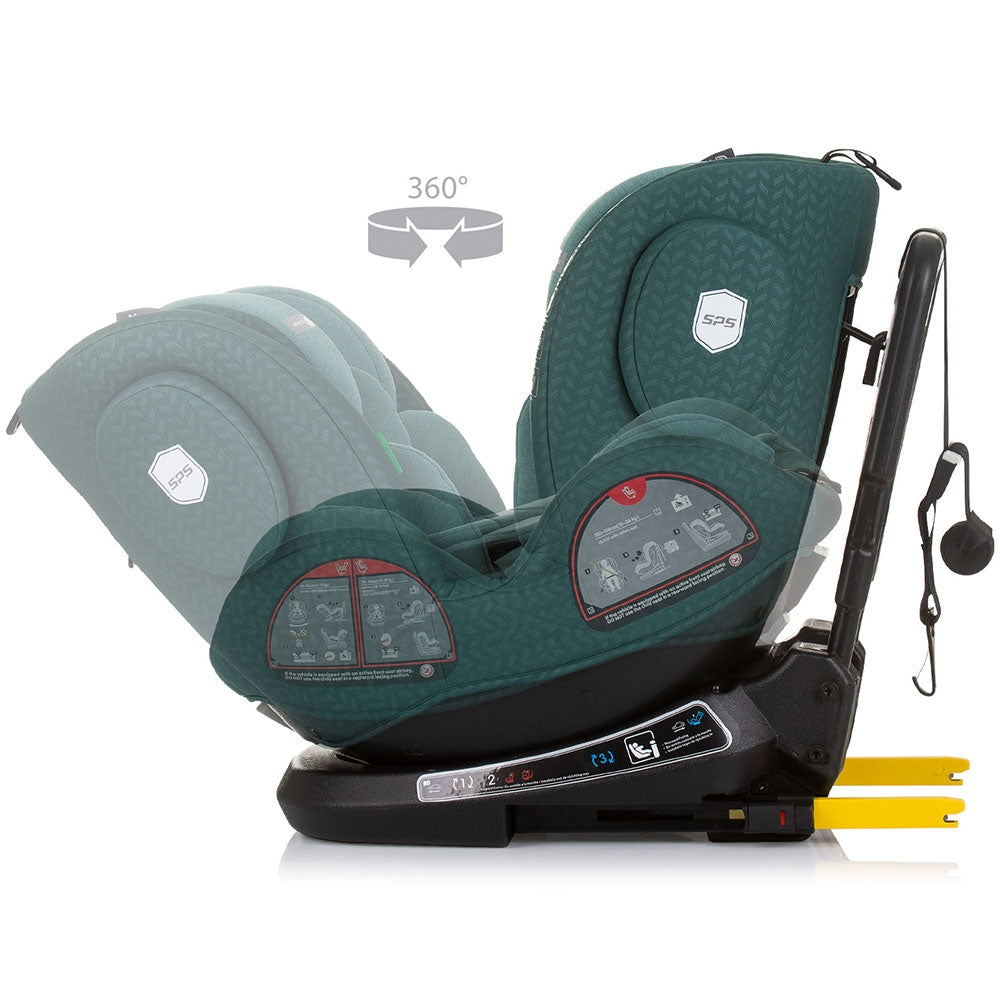 Scaun auto Chipolino Peak I-Size 40-150 cm pastel green cu sistem Isofix - gogobaby.ro