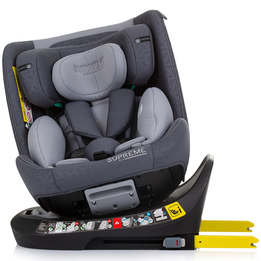Scaun auto Chipolino Supreme I-Size 40-150 cm cu sistem Isofix granite - gogobaby.ro
