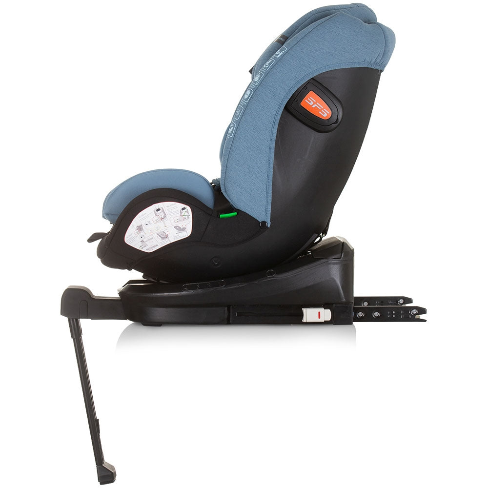 Scaun auto Chipolino Tourino I-Size 40-150 cm blue cu sistem Isofix - gogobaby.ro