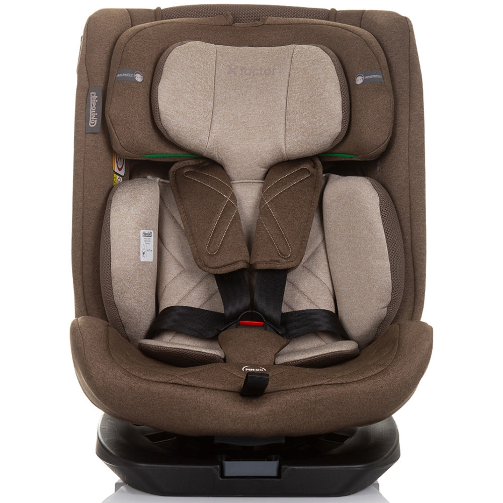 Scaun auto Chipolino X Factor I-Size 40-150 cm macadamia cu sistem Isofix - gogobaby.ro