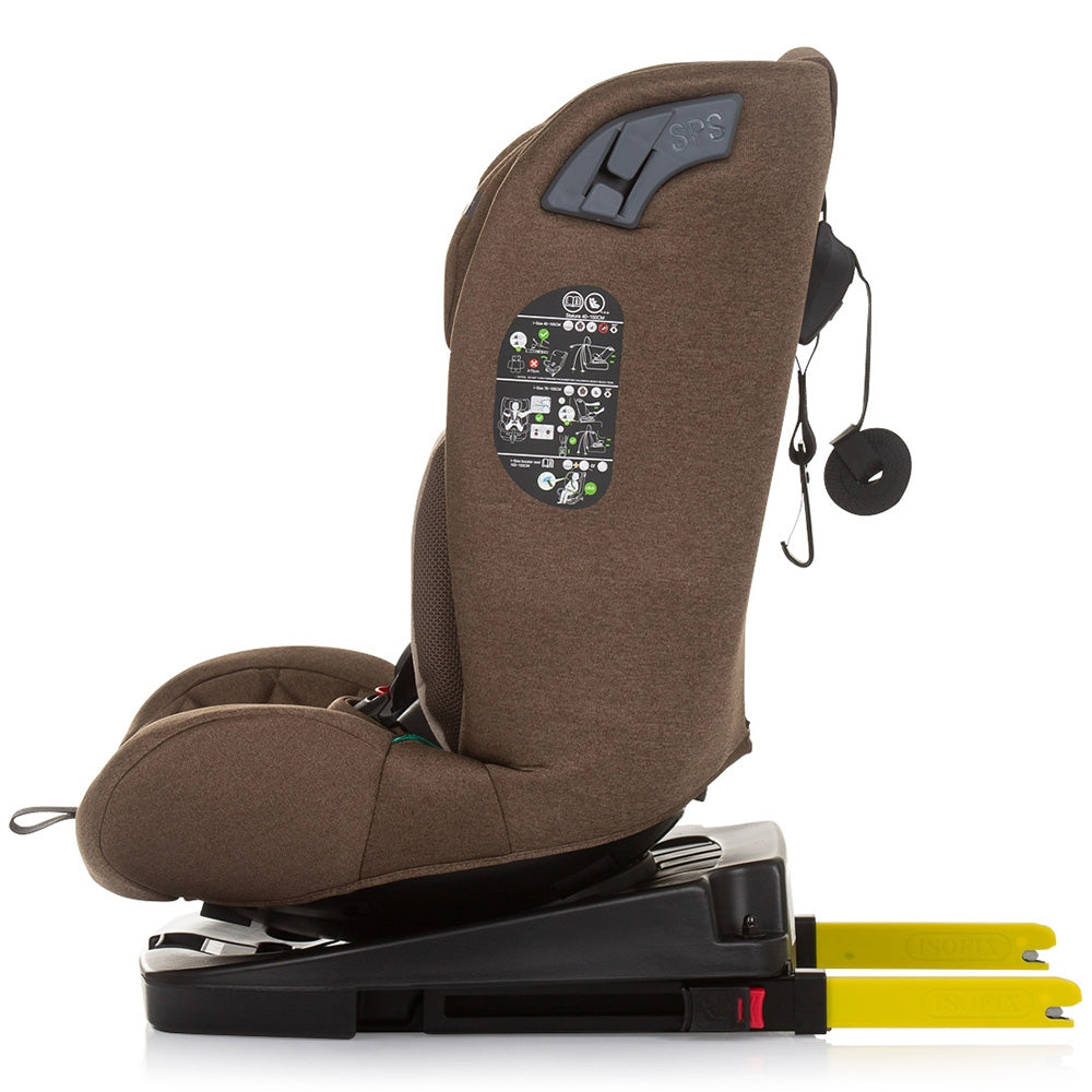 Scaun auto Chipolino X Factor I-Size 40-150 cm macadamia cu sistem Isofix - gogobaby.ro