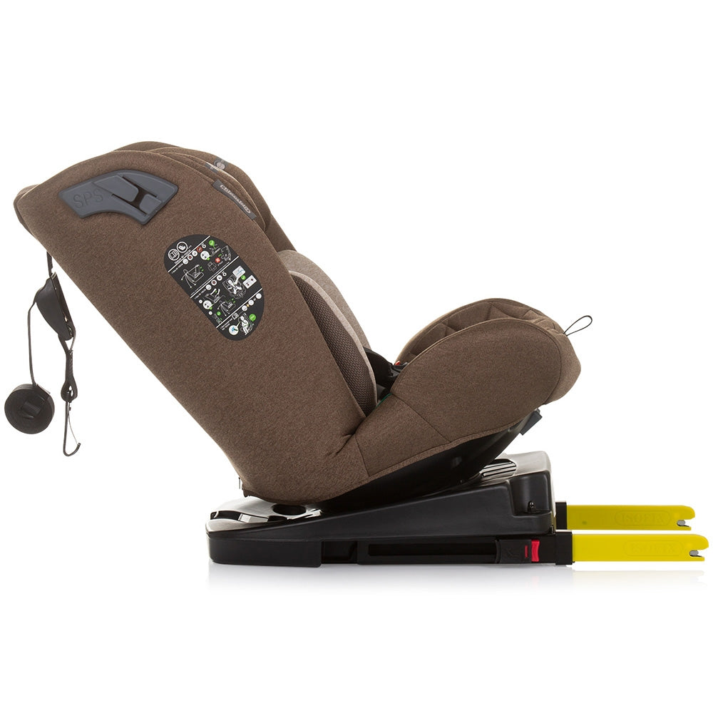 Scaun auto Chipolino X Factor I-Size 40-150 cm macadamia cu sistem Isofix - gogobaby.ro