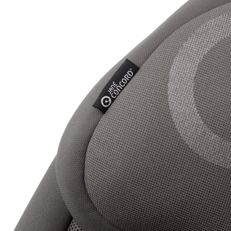 Scaun auto, Jane, Iflow I-Size, Rotire 360 grade, 40 - 105 cm, Cu Isofix si picior stabilizator, Protectie superioara in caz de impact lateral - SPS, Conform cu standardul european de securitate ECE R129, Matt Gray - gogobaby.ro