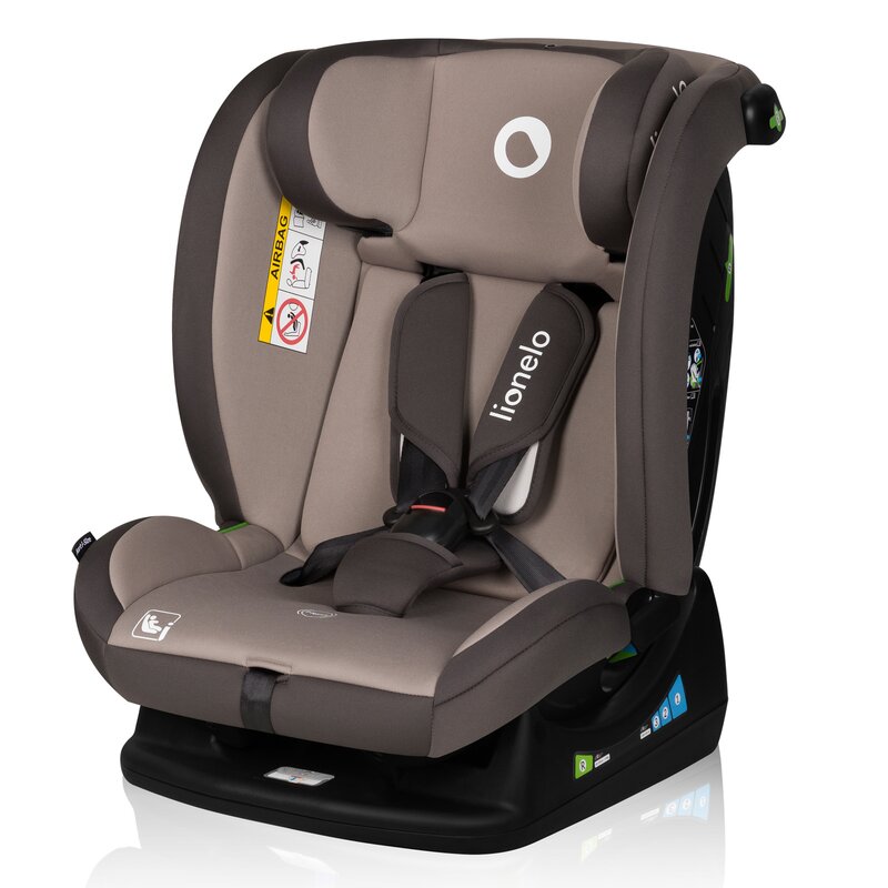 Scaun auto, Lionelo, Aart i-Size, Cu spatar inclinabil in 4 pozitii, Cu tetiera reglabila in 13 pozitii, 0-36 Kg, 40-150 cm, Cu centura siguranta in 3 puncte, Conform cu ECE R129/03, Bej - gogobaby.ro