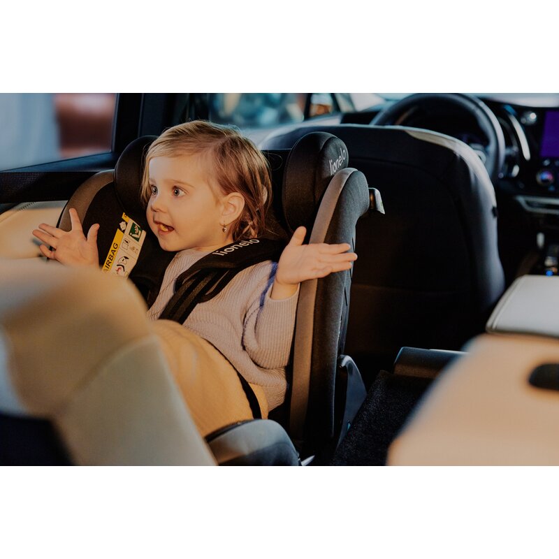 Scaun auto, Lionelo, Aart i-Size, Cu spatar inclinabil in 4 pozitii, Cu tetiera reglabila in 13 pozitii, 0-36 Kg, 40-150 cm, Cu centura siguranta in 3 puncte, Conform cu ECE R129/03, Bej - gogobaby.ro