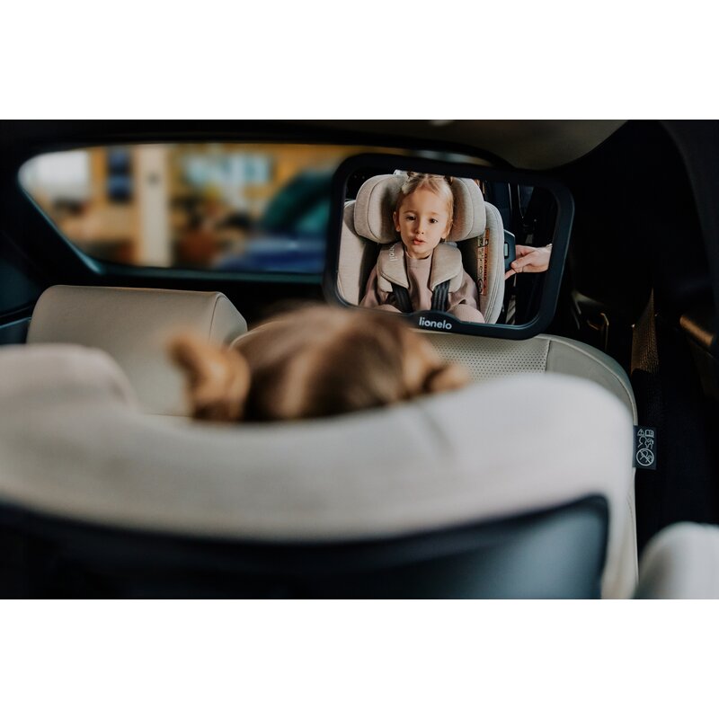 Scaun auto, Lionelo, Harmony i-Size, Rotire 360 grade, Protectie laterala, Cu spatar reglabil in 5 pozitii, Cu tetiera reglabila in 12 pozitii, 0-36 Kg, 40-150 cm, Cu Isofix, Husa din bambus, Conform cu ECE R129, Gri inchis