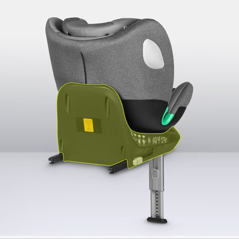 Scaun auto, Lionelo, i-Size Braam, 0-36 Kg, 40-150 cm, Cu isofix si picior de fixare, Protectie laterala, Rotire 360 grade, Ajustare spatar in 5 pozitii, Tetiera reglabila in 14 trepte, Conform cu standardul european de securitate R129, Gri - gogobaby.ro