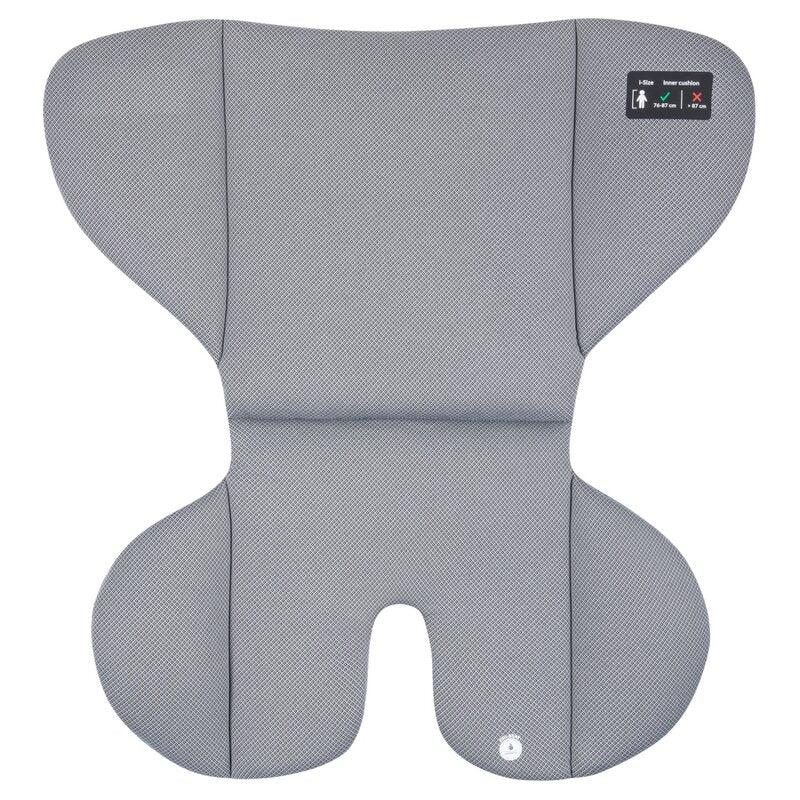 Scaun auto, Lionelo, Lavender I-size, Isofix, Cu centura TopTether, Cu spatar inclinabil in 5 pozitii, Cu tetiera reglabila in 13 pozitii, Instalare cu fata inainte, 9-36 Kg, 76-150 cm, Conform cu ECE R129, Gri - gogobaby.ro