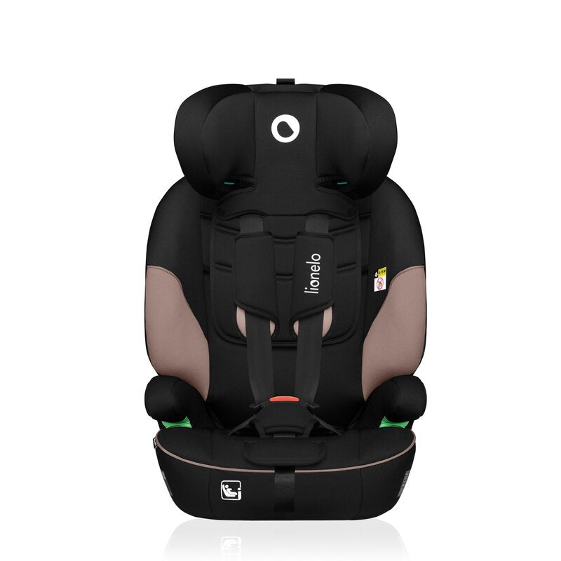 Scaun auto, Lionelo, Levi i-Size, Universal, Instalare FWF, Cu tetiera reglabila in 10 pozitii, Cu spatar detasabil, 76-150 cm, Conform cu R129, Bej - gogobaby.ro