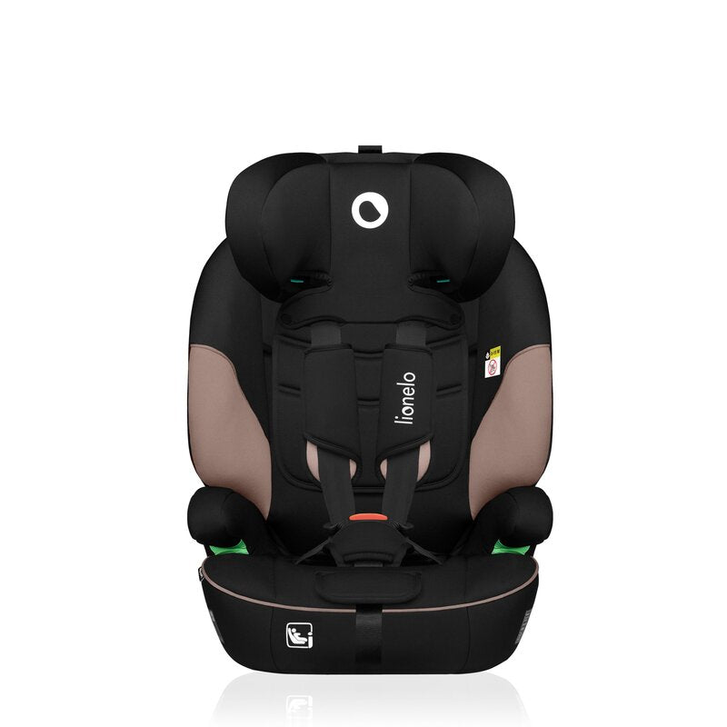 Scaun auto, Lionelo, Levi i-Size, Universal, Instalare FWF, Cu tetiera reglabila in 10 pozitii, Cu spatar detasabil, 76-150 cm, Conform cu R129, Bej - gogobaby.ro