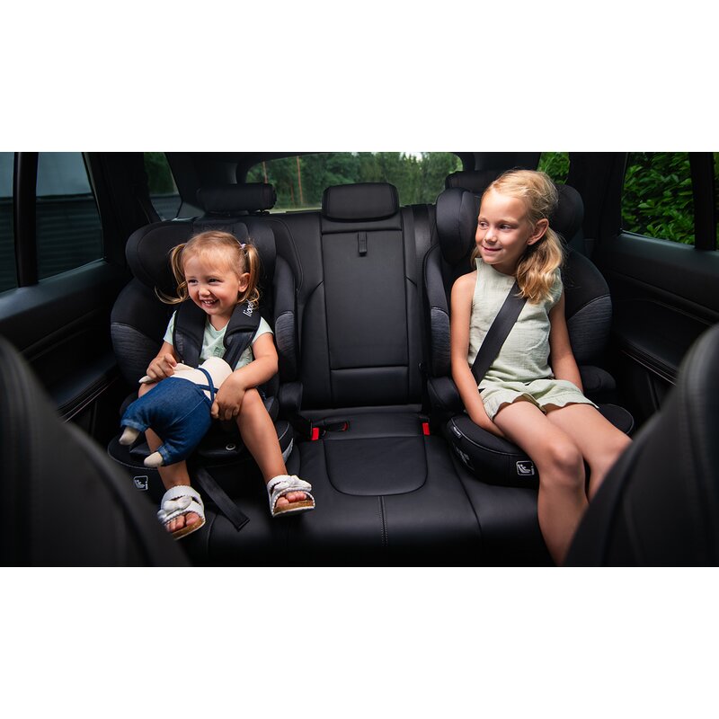 Scaun auto, Lionelo, Levi i-Size, Universal, Instalare FWF, Cu tetiera reglabila in 10 pozitii, Cu spatar detasabil, 76-150 cm, Conform cu R129, Bej - gogobaby.ro