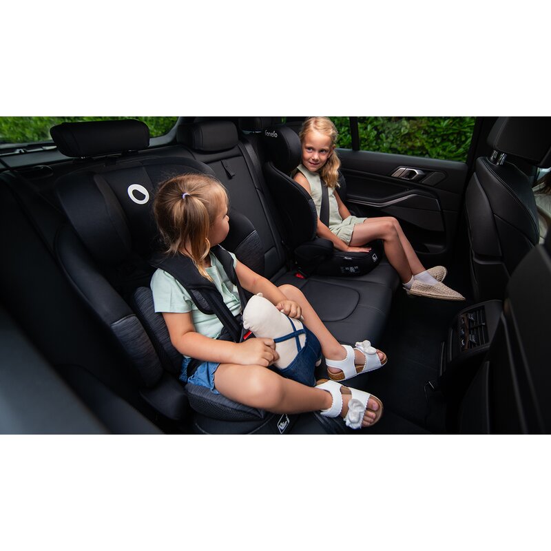Scaun auto, Lionelo, Levi i-Size, Universal, Instalare FWF, Cu tetiera reglabila in 10 pozitii, Cu spatar detasabil, 76-150 cm, Conform cu R129, Bej - gogobaby.ro