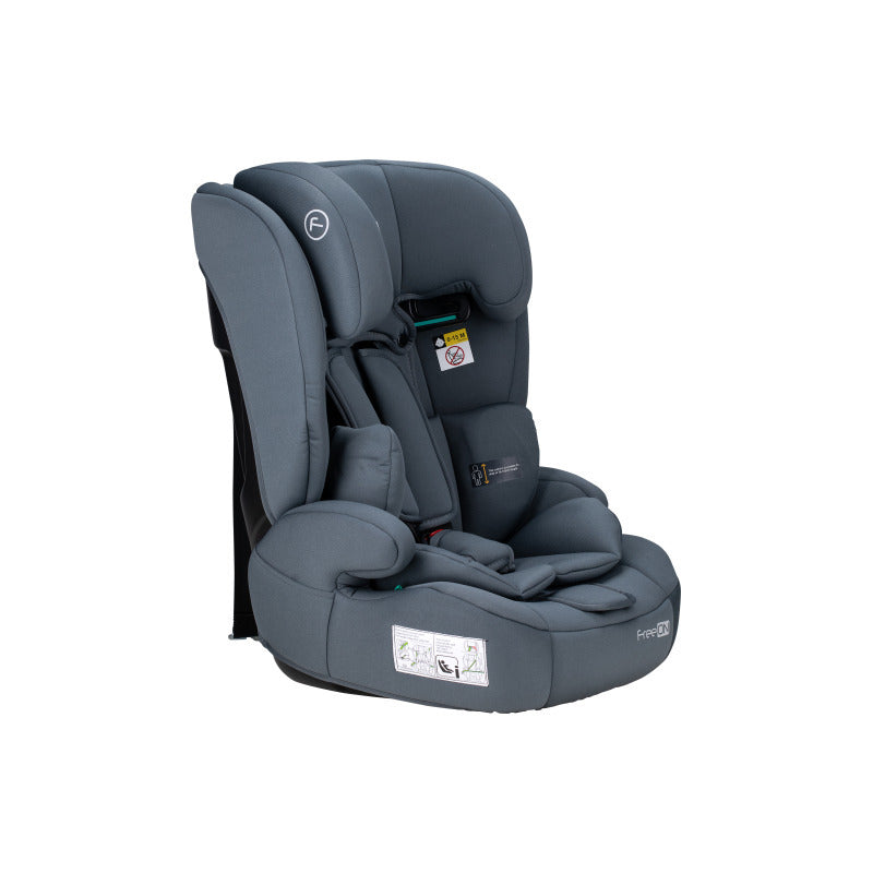 Scaun auto, FreeON, Uran, Pentru copii, I-Size, 76 - 150 cm/ 1 - 12 ani, Cu tetiera reglabila in 14 pozitii, Conform cu standardul european de securitate ECE R129, Dark Grey - gogobaby.ro