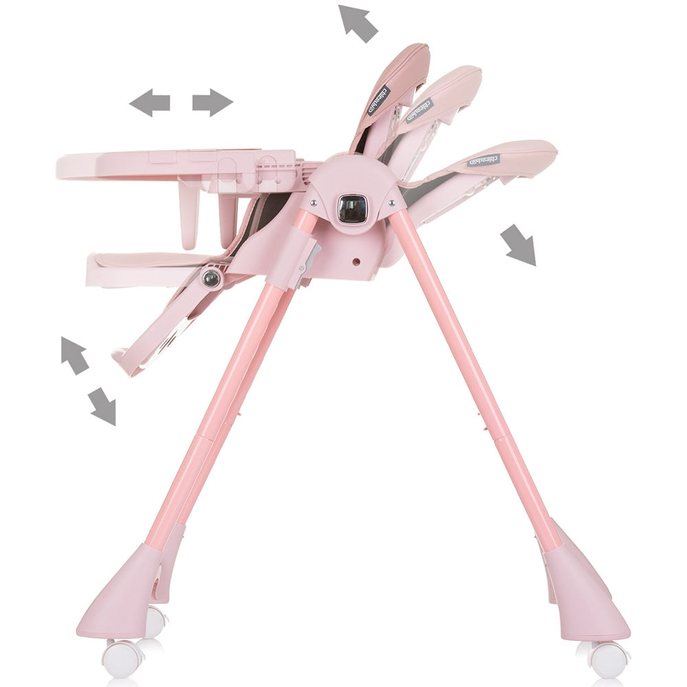 Scaun de masa Chipolino Candy Shop flamingo - gogobaby.ro