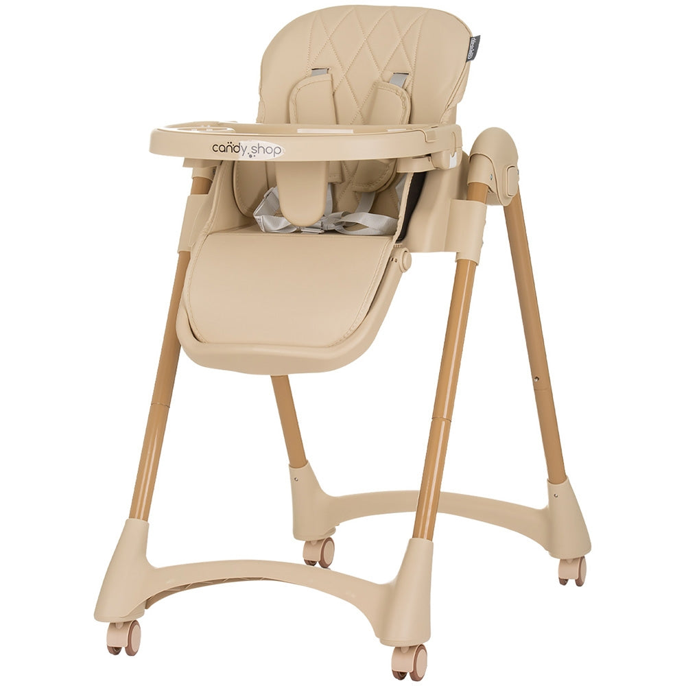 Scaun de masa Chipolino Candy Shop macadamia - gogobaby.ro