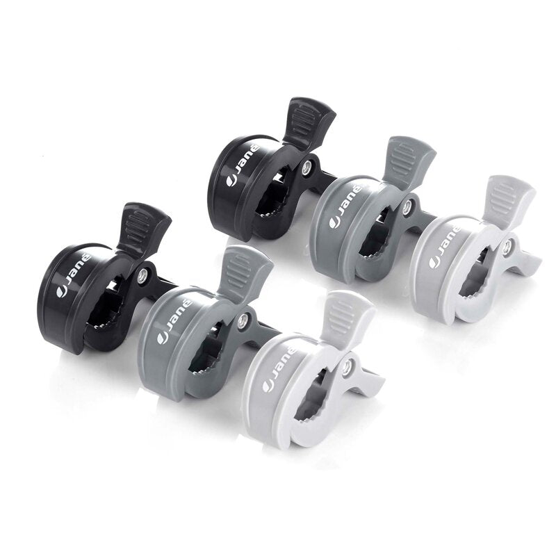 Set 6 clesti pentru carucior, Jane, Multifunctional, Gri si negru - gogobaby.ro