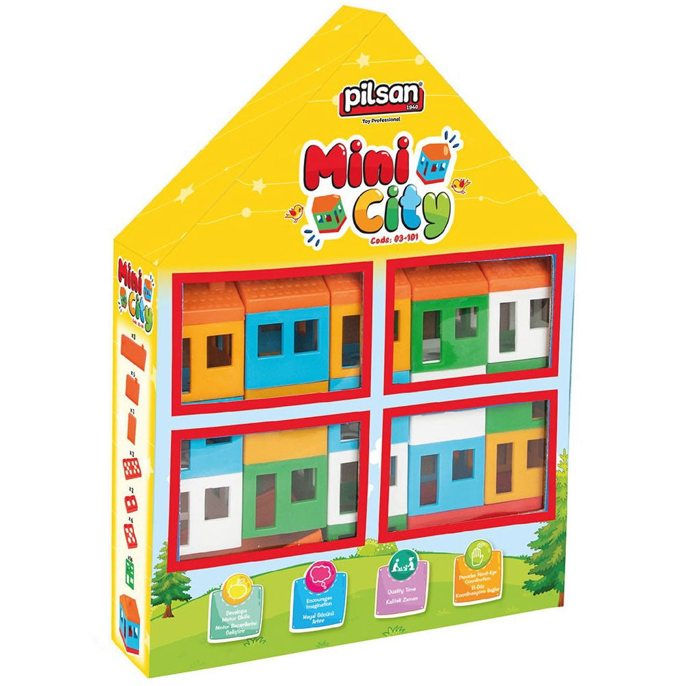 Set constructie Pilsan Mini City 40 piese - gogobaby.ro