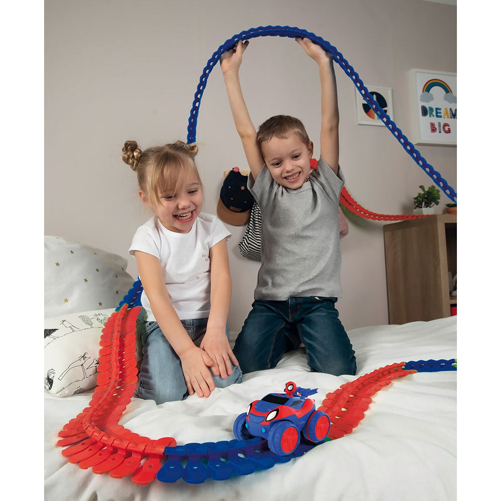 Set de extensie pentru pista Smoby Spidey FleXtreme Refill circuit de curse - gogobaby.ro
