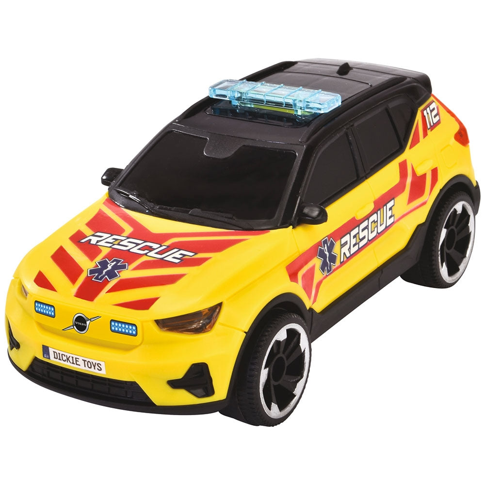 Set Dickie Toys Rescue Transporter 40 cm cu camion, masina, elicopter si accesorii - gogobaby.ro
