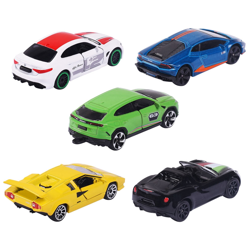 Set Majorette Dream Cars Italy cu 5 masinute din metal - gogobaby.ro