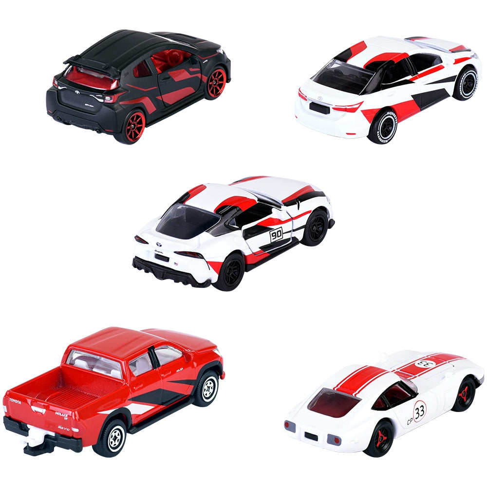 Set Majorette Toyota Racing cu 5 masinute - gogobaby.ro
