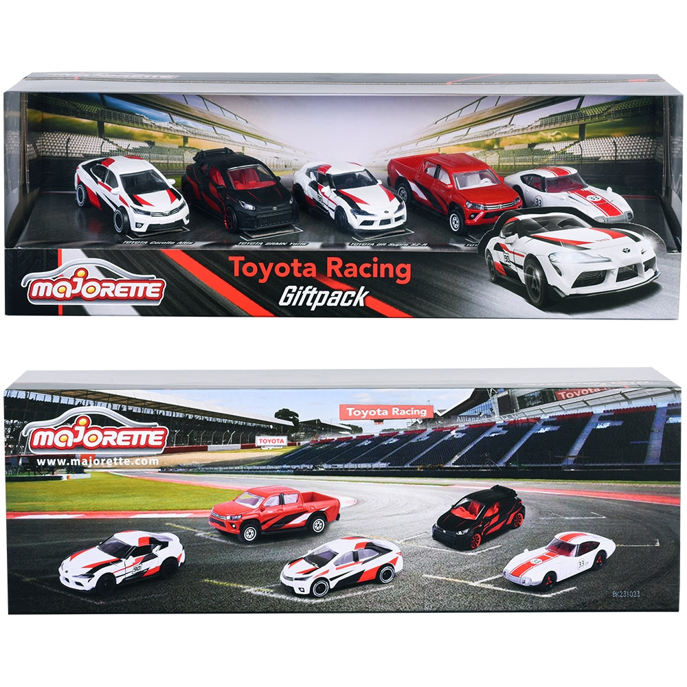 Set Majorette Toyota Racing cu 5 masinute - gogobaby.ro