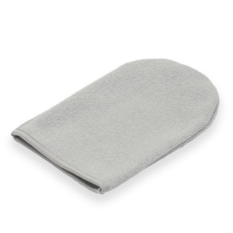 Set prosop cu gluga si manusa baie, New Baby, Dimensiune 80 x 80 cm, Basic, Gray