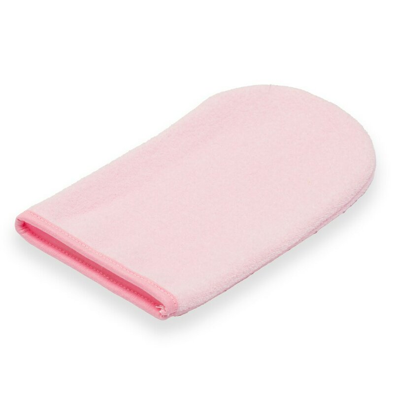 Set prosop cu gluga si manusa baie, New Baby, Dimensiune 80 x 80 cm, Basic, Pink - gogobaby.ro