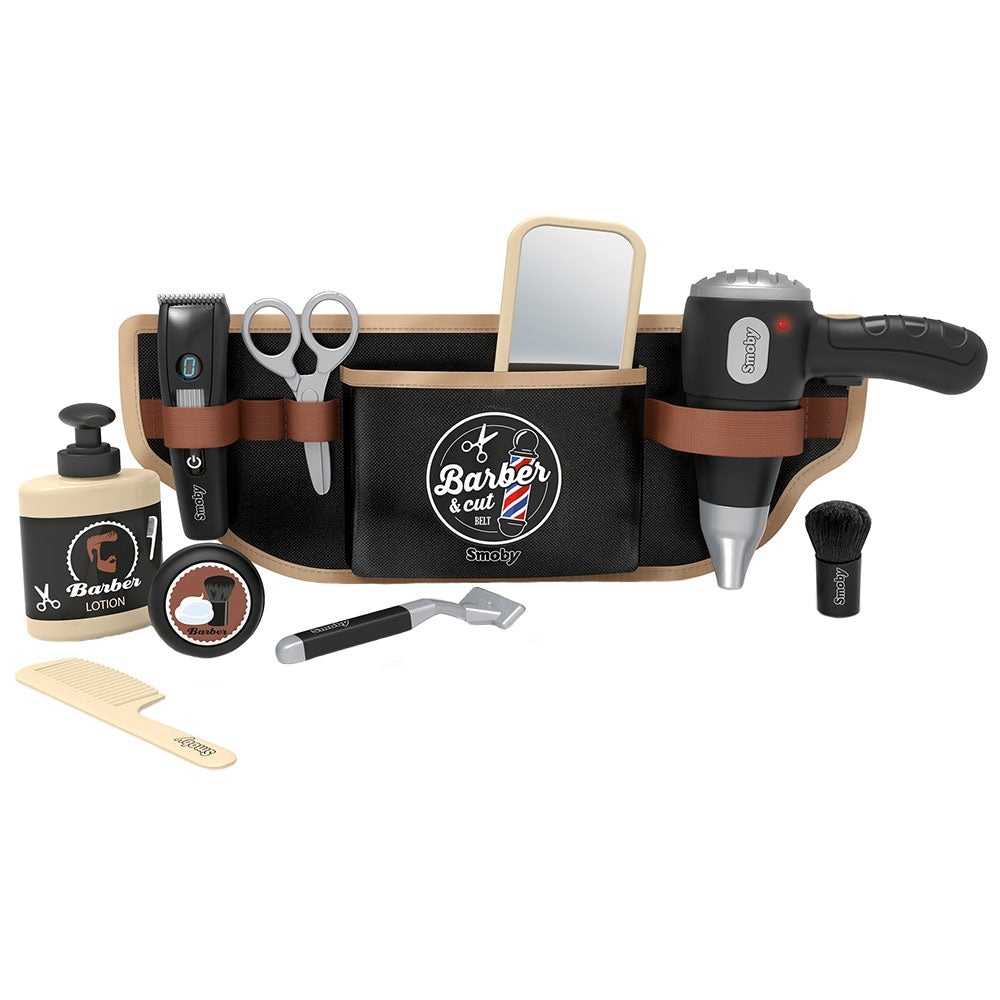 Centura frizer Smoby Barber and Cut negru cu accesorii - gogobaby.ro