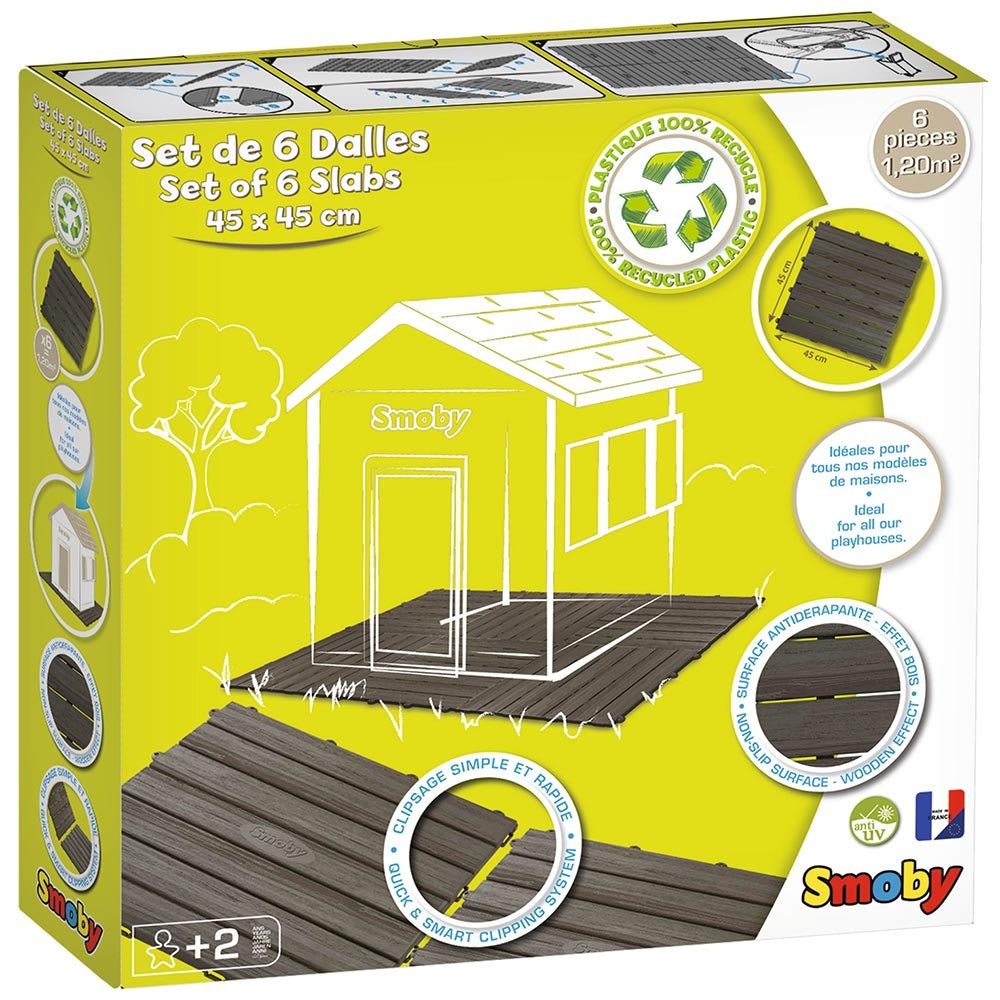 Set Smoby Podea casuta 45x45 cm 6 buc - gogobaby.ro