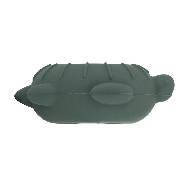 Temometru digital, Petite&Mars, Broscuta Terry, Multifunctional, Ecran usor de citit, Valoare precisa, Silicon Sigur, Avertizare temperatura, 0 luni+, Verde - gogobaby.ro