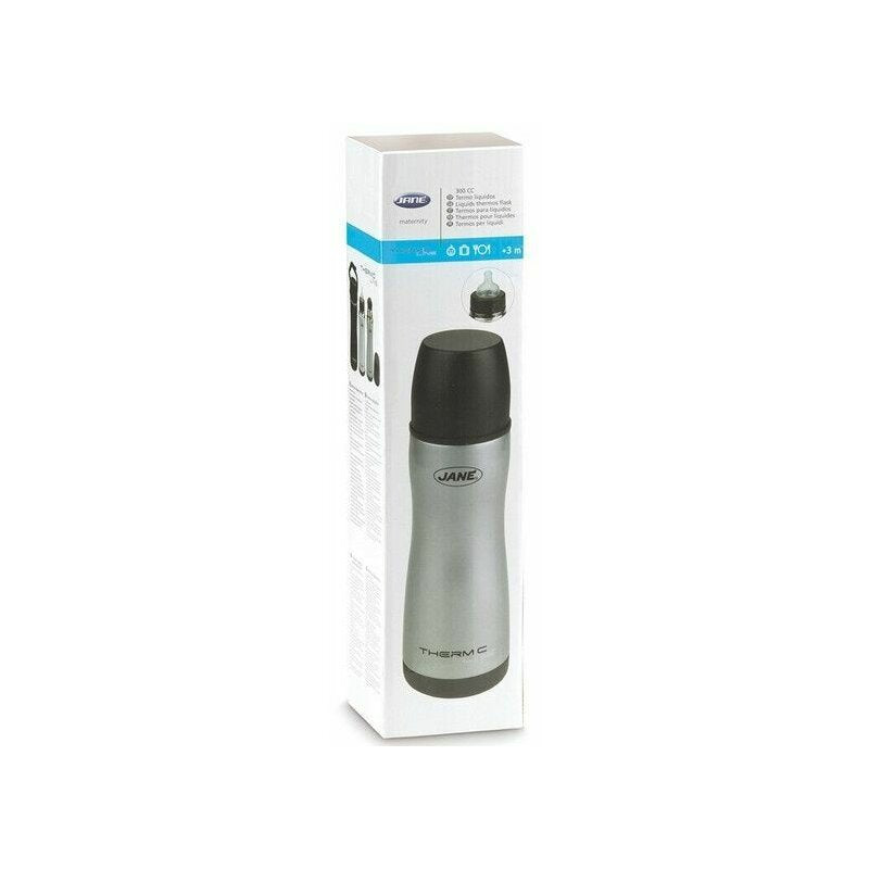 Termos lichide, Jane, Din otel inoxidabil, 300 ml, Fara BPA, Cu gentuta din izopren - gogobaby.ro