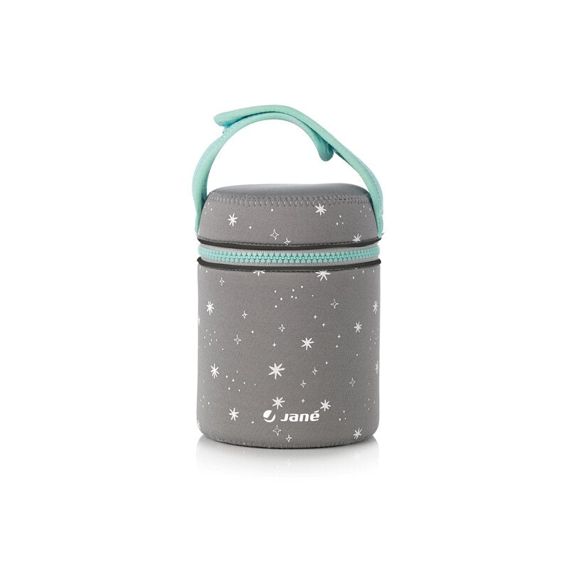 Termos mancare solida bebelusi, Jane, Din otel inoxidabil, 550 ml, Fara BPA, Cu gentuta din izopren, Mint - gogobaby.ro