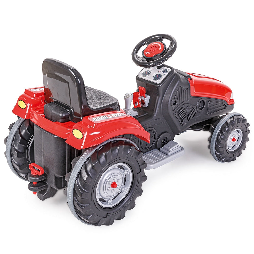Tractor electric Pilsan Mega 05-276 red - gogobaby.ro