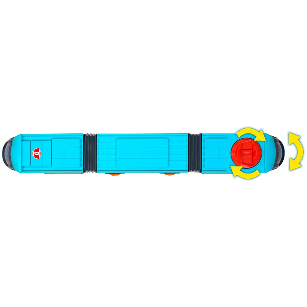 Tramvai Dickie Toys Siemens City Tram 41,5 cm albastru - gogobaby.ro