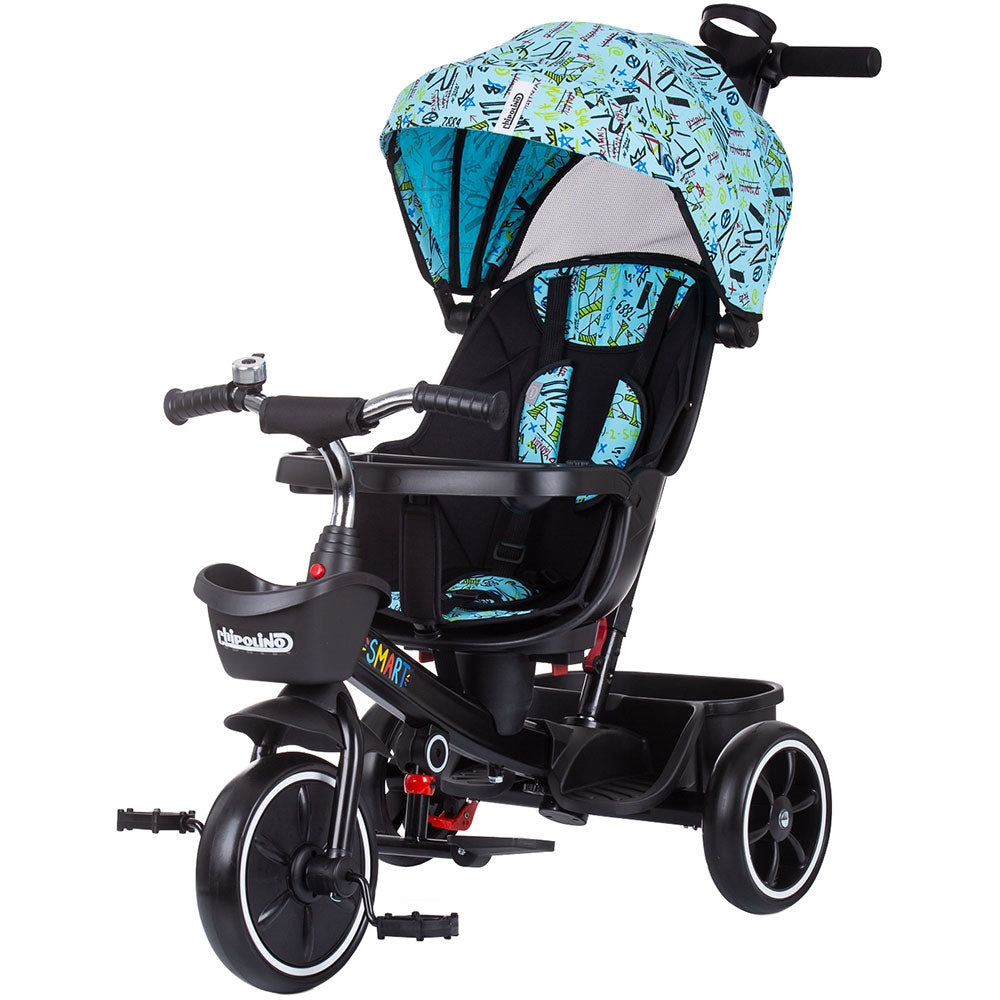 Tricicleta Chipolino Smart cu sezut reversibil blue - gogobaby.ro