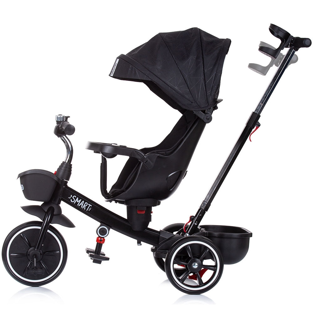 Tricicleta Chipolino Smart cu sezut reversibil raven - gogobaby.ro