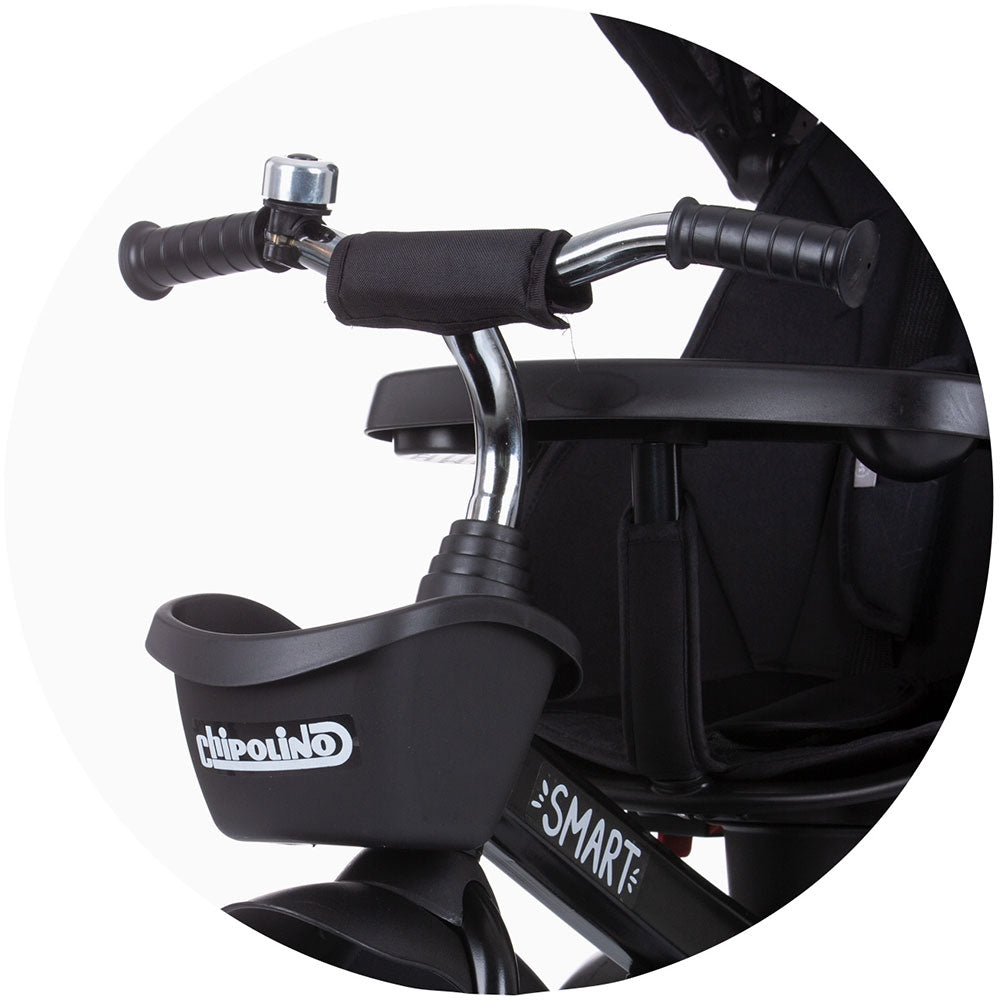 Tricicleta Chipolino Smart cu sezut reversibil raven - gogobaby.ro