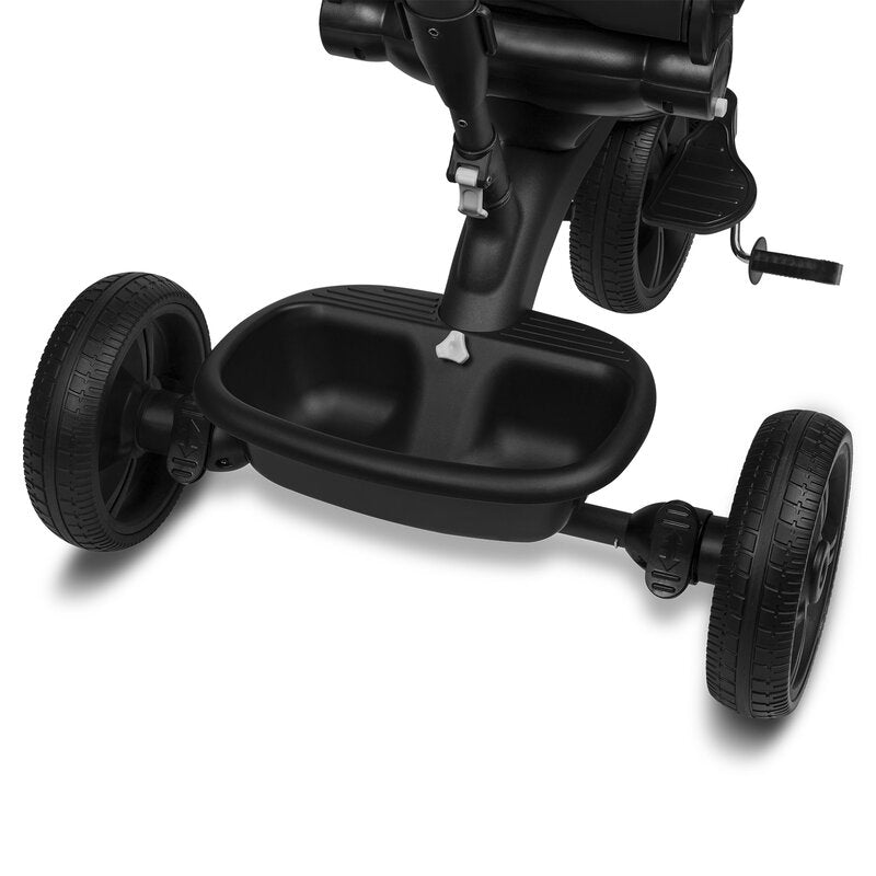 Tricicleta copii, Lionelo Kori, ultra-pliabila si multifunctionala, cu scaun rotativ 360°, control parental, suport pentru picioare si accesorii premium, Verde - gogobaby.ro