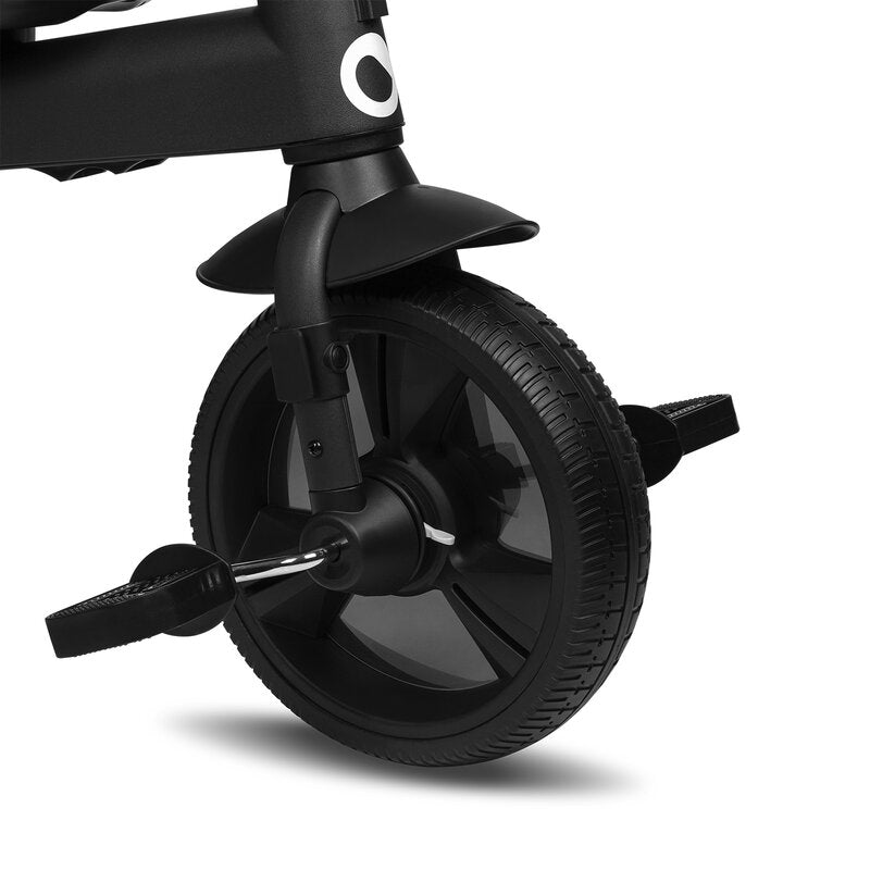 Tricicleta copii, Lionelo Kori, ultra-pliabila si multifunctionala, cu scaun rotativ 360°, control parental, suport pentru picioare si accesorii premium, Verde - gogobaby.ro