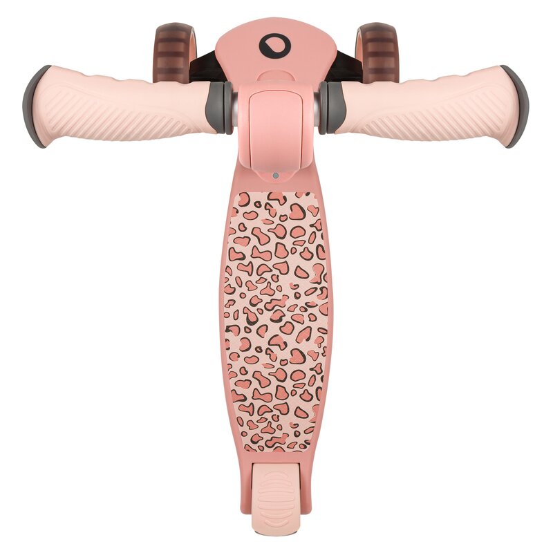 Trotineta, Lionelo, Franky, Multifunctionala, Pliabila, Pana la 50 kg, Bicicleta cu 3 roti si trotineta de echilibru, Ghidon reglabil, Sezut detasabil, Roti cu LED, Conform cu EN71, EN62115, 12 luni+, Roz - gogobaby.ro