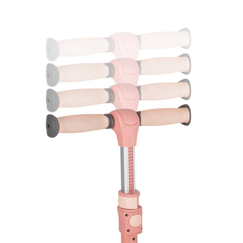 Trotineta, Lionelo, Franky, Multifunctionala, Pliabila, Pana la 50 kg, Bicicleta cu 3 roti si trotineta de echilibru, Ghidon reglabil, Sezut detasabil, Roti cu LED, Conform cu EN71, EN62115, 12 luni+, Roz - gogobaby.ro