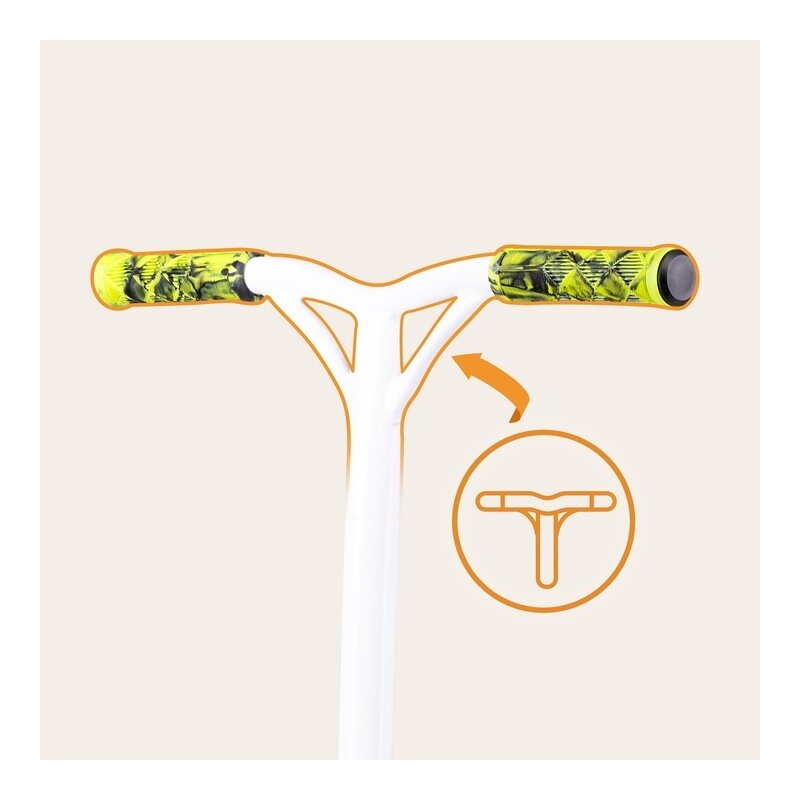 Trotineta, Lionelo, Whizz, Pentru Acrobatii, Rulmenti ABEC-9, Sistemul de compresie IHC 9, 20 - 100 kg, Conform cu standardul european de securitate EN14619, Verde/Negru - gogobaby.ro