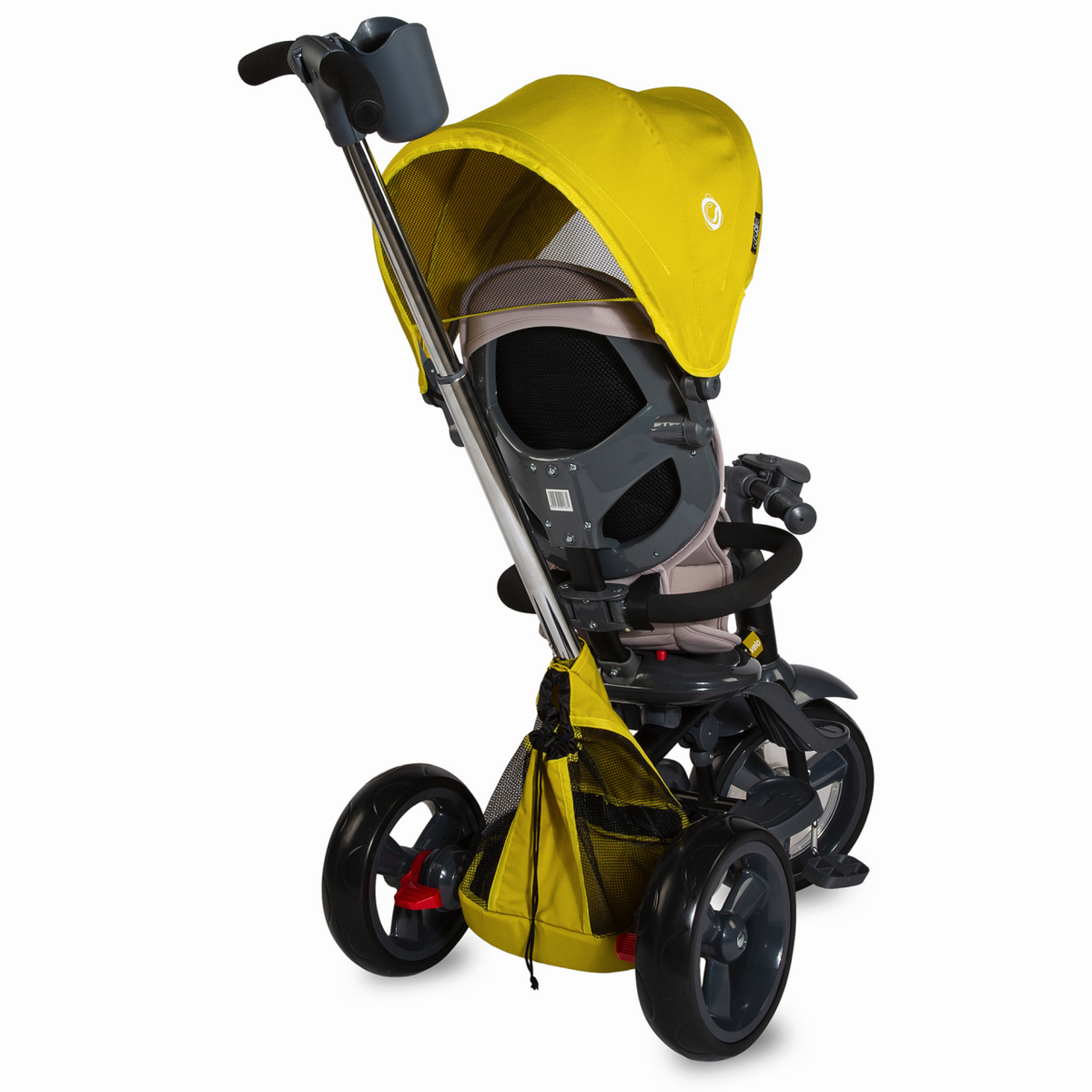 Tricicleta multifunctionala 4in1 cu sezut reversibil Coccolle Velo Mustar - gogobaby.ro